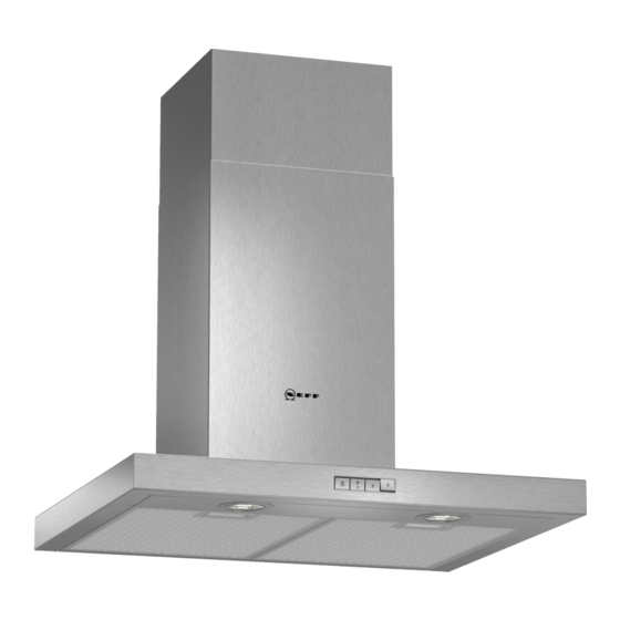 NEFF D76SR22N0 Instructions For Installation And Use Manual