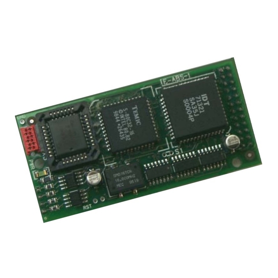 gefran SIEIDrive E-ABS Instruction Manual