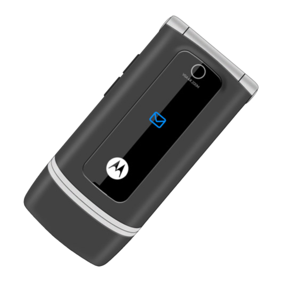 Motorola W375 User Manual