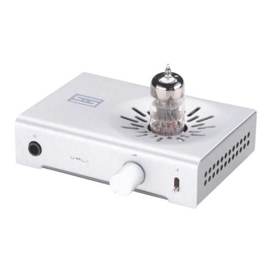 Schiit VALI 3 Quick Start Manual