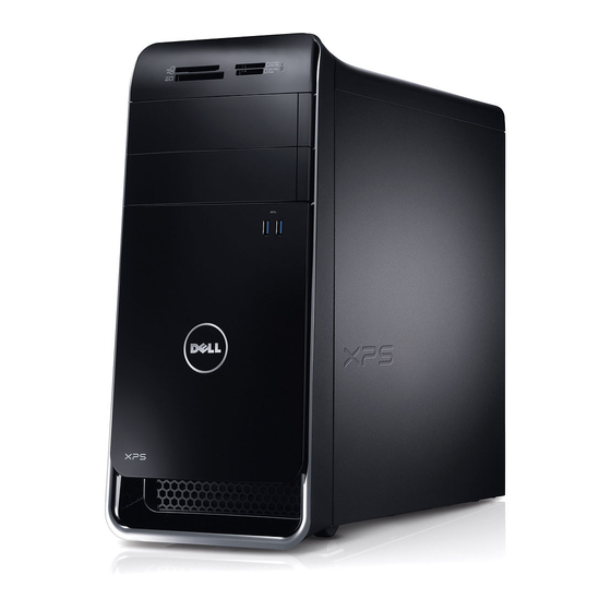 Dell XPS 8500 Quick Start Manual