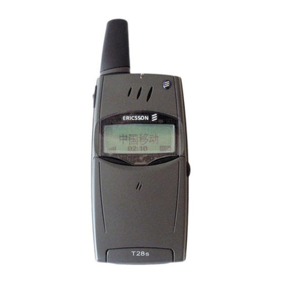 Ericsson T28s User Manual