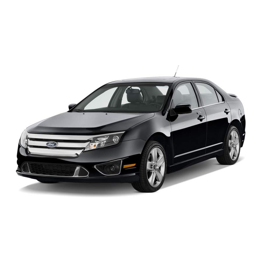 Ford Fusion Hybrid 2010 Manuals