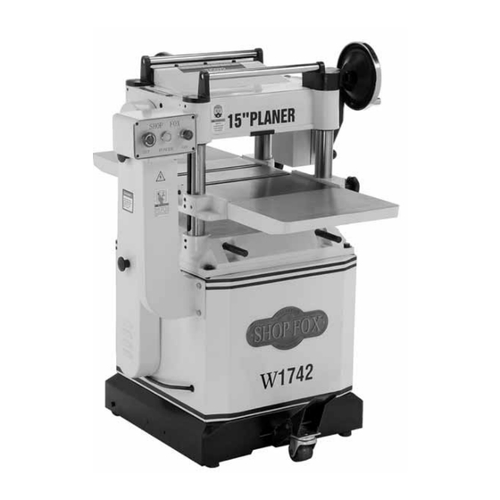 Shop fox W1742 Owner's Manual