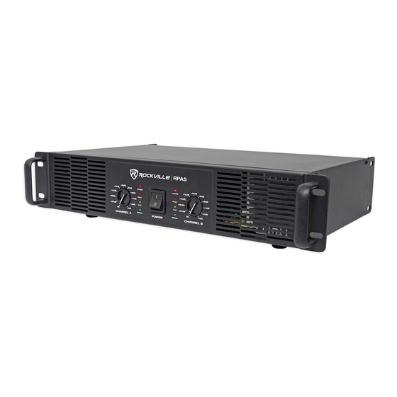 Rockville RPA-5 Owner's Manual