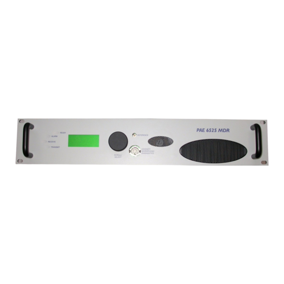 Park Air Systems 6525 User Documentation