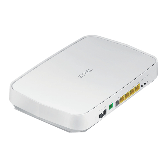 ZyXEL Communications PMG5705-T10A Quick Start Manual