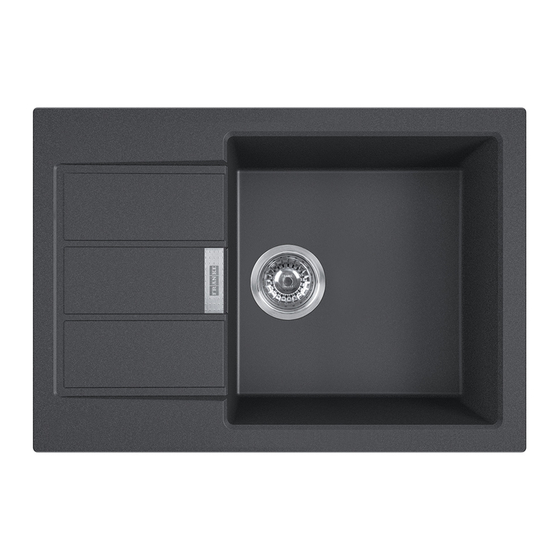 Franke SIRIUS 2.0 S2D SLIM 611-62 Installation And User Manual