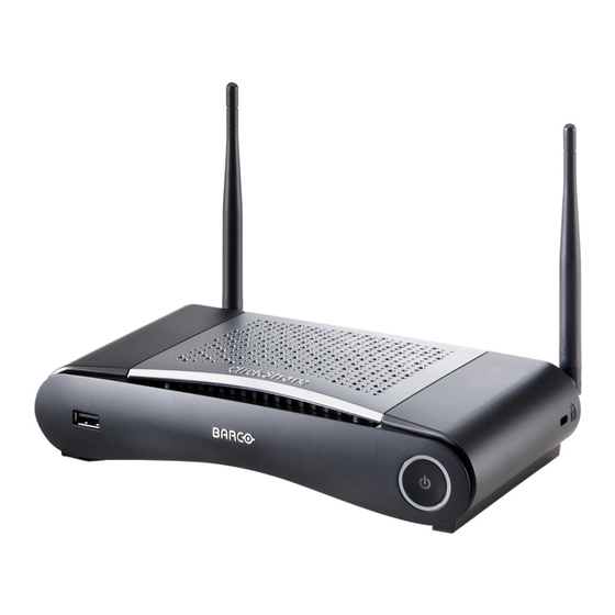 Barco CSE-200 User Manual
