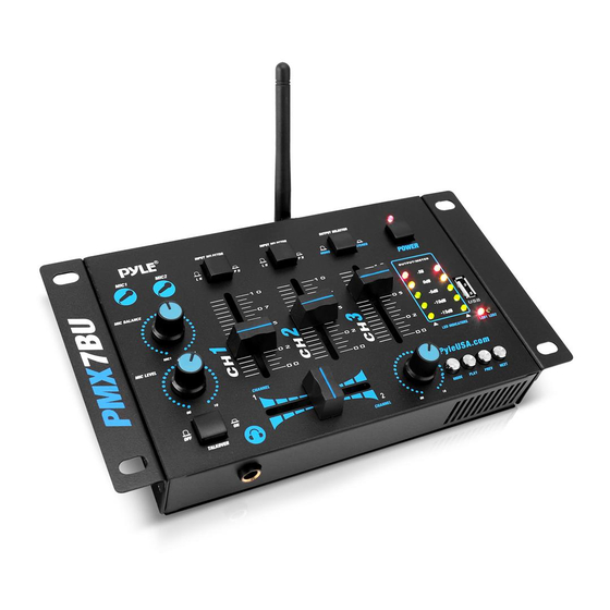 Pyle pmx7bu User Manual