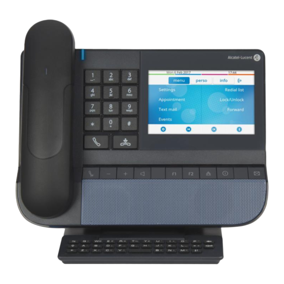Alcatel-Lucent 8078s Bluetooth Premium User Manual