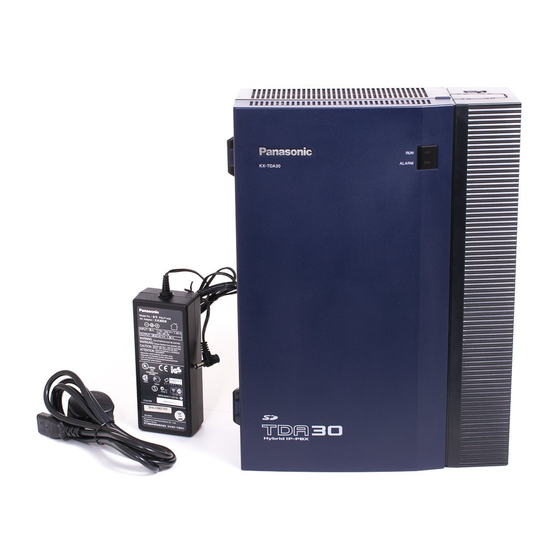 Panasonic KX-TDA30 Manual