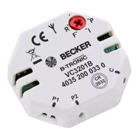 Becker B-Tronic VarioControl VC3201B Assembly And Operation Instructions Manual
