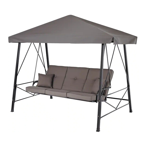 User Manuals: for Living 088-1519-4 3-Seat Swing