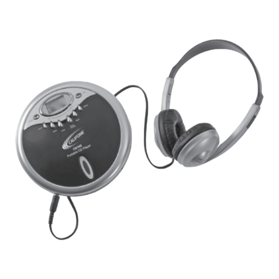 Califone CD102 Owner's Manual