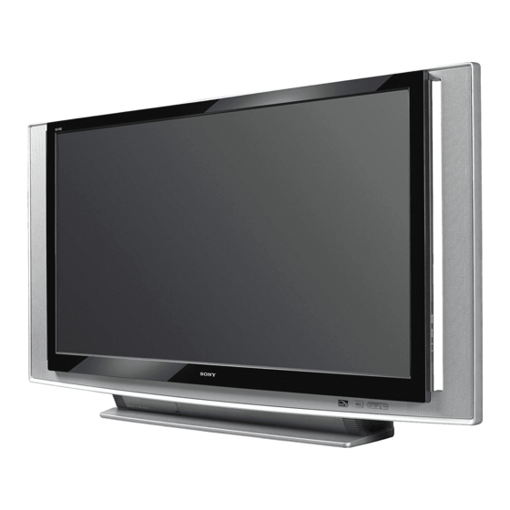 Sony BRAVIA KS-50R200A Manuals