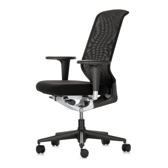 User Manuals: VITRA MedaPro Office Chair