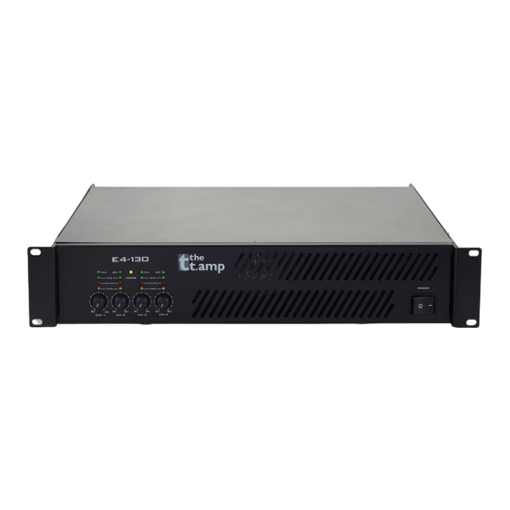 thomann the t.amp E4-250 User Manual