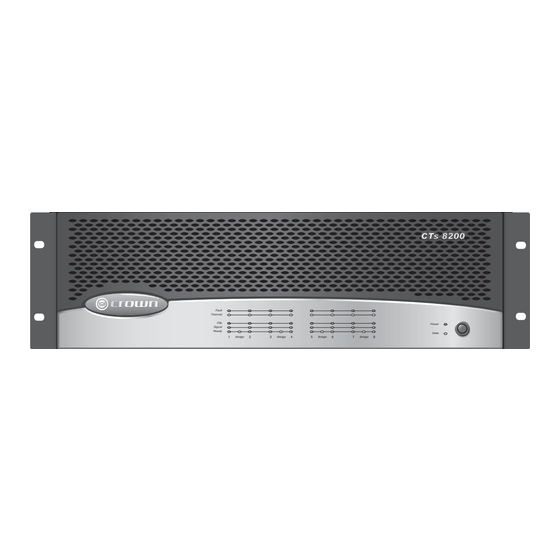 Crown CTs 4200 USP/CN Specifications