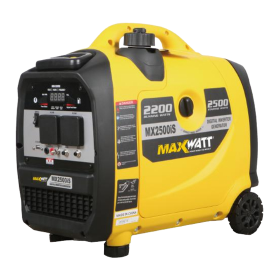 maxwatt MX2500iS Manuals