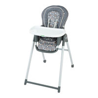 Kids II ingenuity Proper Positioner 7-in-1 High Chair Parker Assembly Instructions Manual