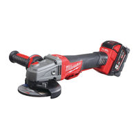 Milwaukee M18 CAG125XPDB Original Instructions Manual