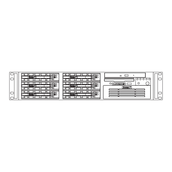Supero SUPERSERVER 5026T-3F User Manual