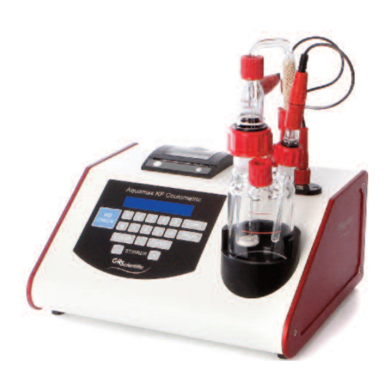 GR Scientific Aquamax KF User Manual