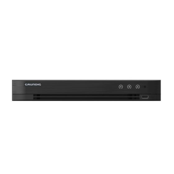 Grundig GD-RT-AC3004N Quick Manual