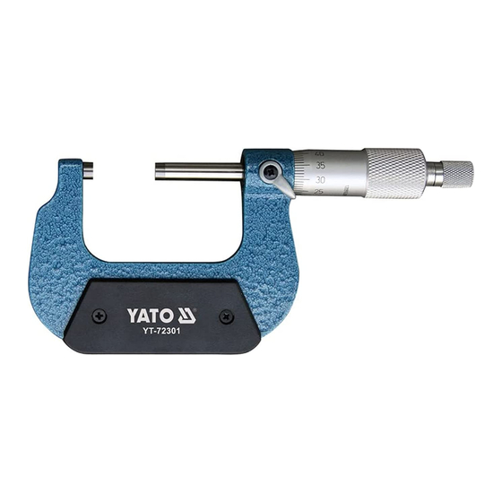 YATO YT-72300 Quick Start Manual