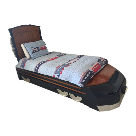 pottery barn kids TRAIN ENGINE TWIN BED Assembly Instructions