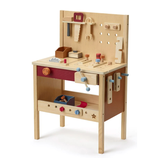 Discovery Kids WOODEN WORK BENCH Instruction Manual