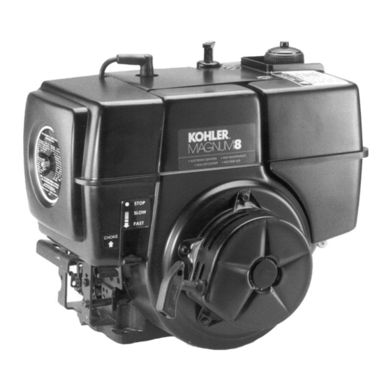 Kohler Magnum 8 HP Owner's Manual