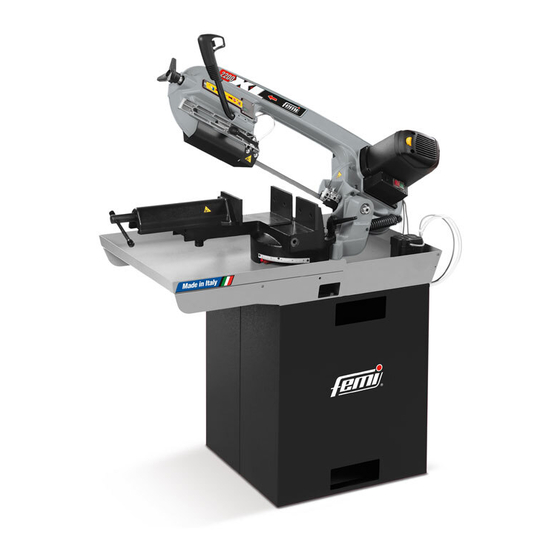 Femi 2200 SPECIAL Instructions For Use And Maintenance Manual