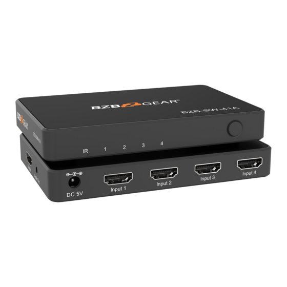 BZBGEAR BZB-SW-41A User Manual
