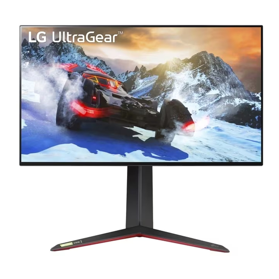 LG UltraGear 27GP95R-B User Manual