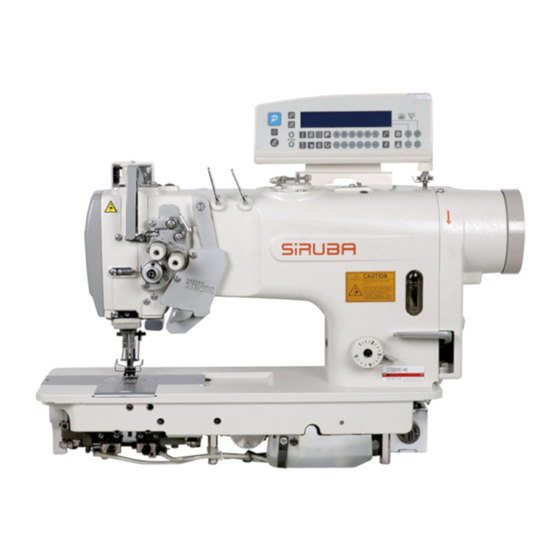 User Manuals: Siruba DT8200 Series Sewing Machine