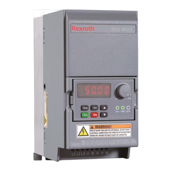 Bosch Rexroth EFC 3610 Series Quick Start Manual