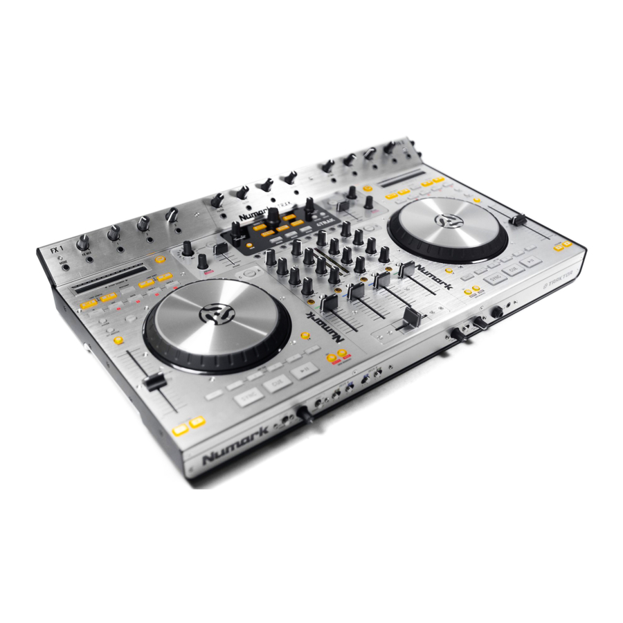 Numark 4TRAK - 4-Channel Controller Manual