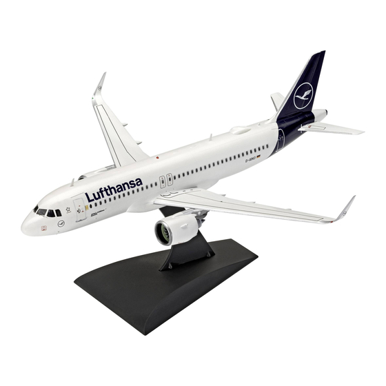 REVELL Airbus A320 Lufthansa Assembly Manual