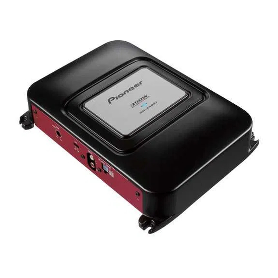 Pioneer GM-5400T Owner's Manual