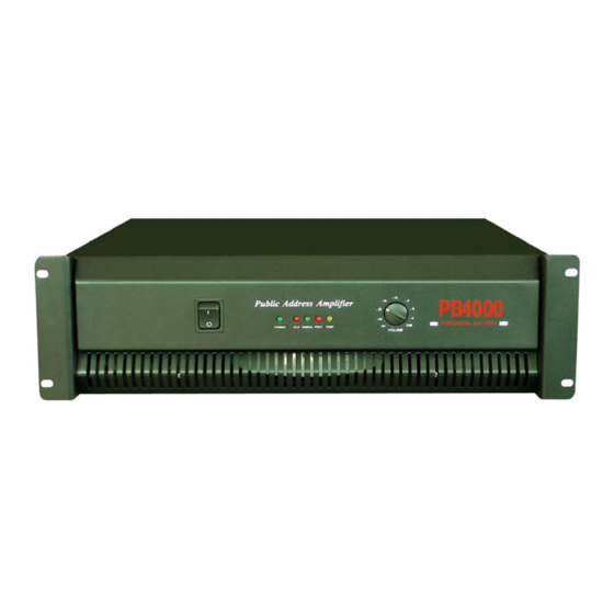 LY International Electronics PB4000 Owner's Manual
