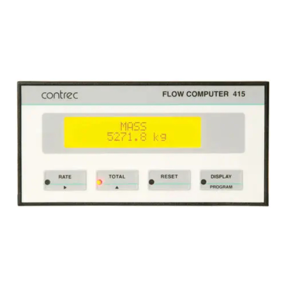 Contrec 415 User Manual