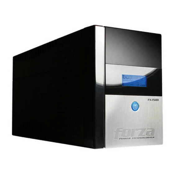 Forza FX-2200LCD-U Manual