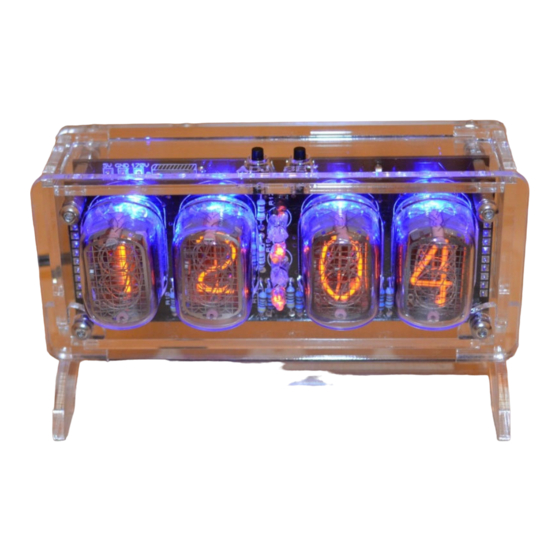 PV Electronics Nixie FunKlock Assembly Instructions And User Manual