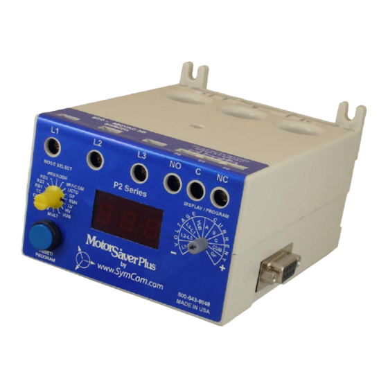 SymCom MotorSaver Plus 777-P2-DEMO Manuals