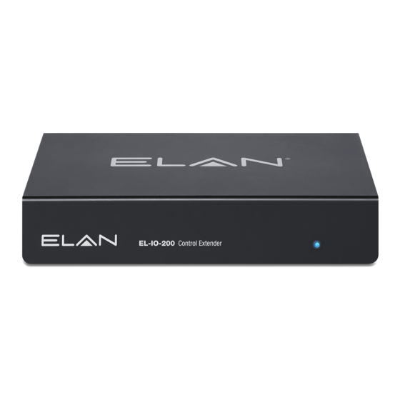 Elan EL-IO-200 Quick Install Manual