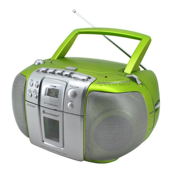 SOUNDMASTER SCD5405 Manual