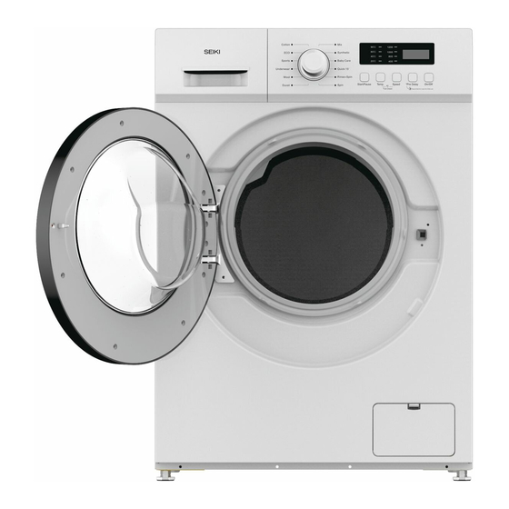 Seiki SVISION SC-600AU9FL Washing Machine Manuals