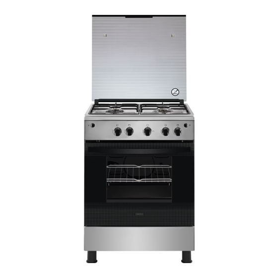 Zanussi ZCG61026XA User Manual
